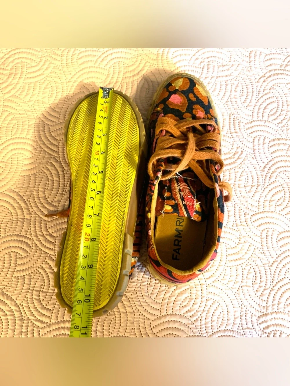 FARM Rio Multicolor Animal Print Canvas Shoe- Women’s Size 9